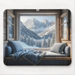 Bergkulisse in einer Kabine Mousepad