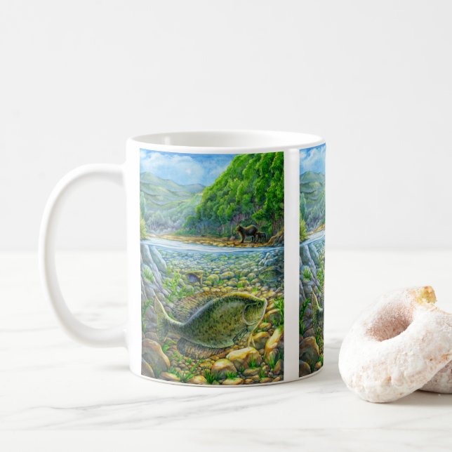 Berglandfisch Kaffeetasse (Mit Donut)