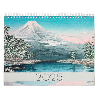Berglandschaft Feine Kunst 2024 Vintager Stil Kalender
