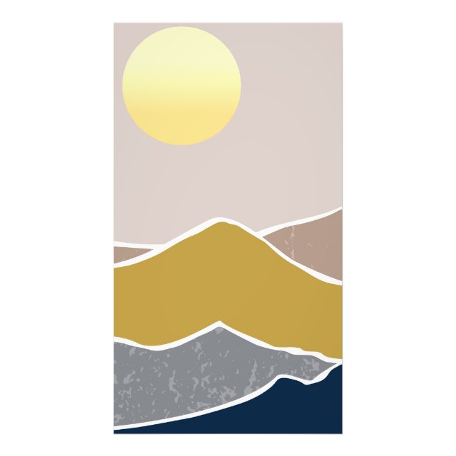 Berglandschaft Fotodruck (Vorne)