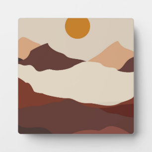 Berglandschaft Hintergrund Fotoplatte