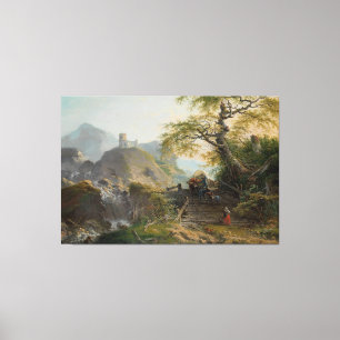 Berglandschaft in der Nähe von Düsseldorf, Gerard  Leinwanddruck