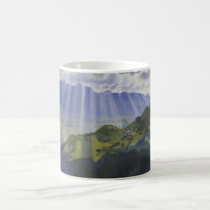 Berglandschaft in der Schweiz (Serebriakova) Kaffeetasse