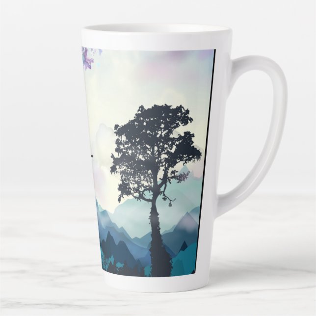 Berglandschaft Kaffee-Tasse Milchtasse (Rechts)