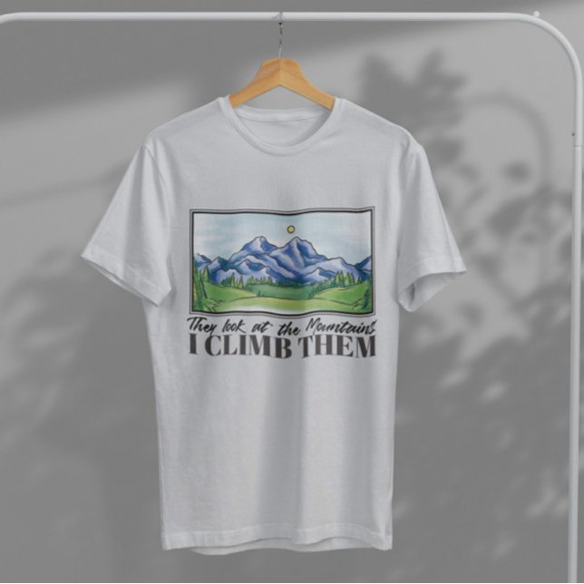 Berglandschaft Malerei T-Shirt (Von Creator hochgeladen)