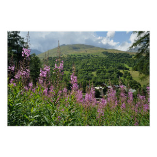 Berglandschaft Poster