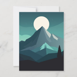 Berglandschaft Postkarte