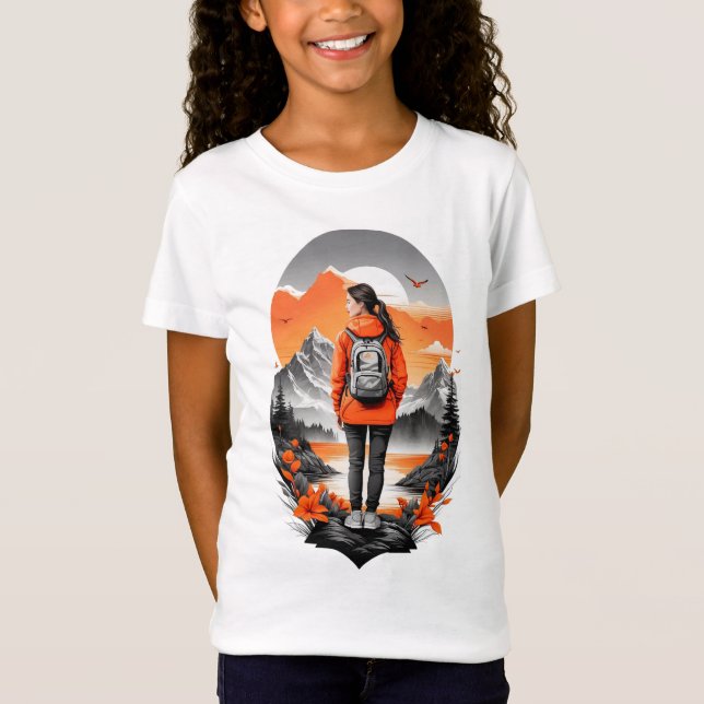 Berglandschaft: Seeufer T-Shirt (Vorderseite)
