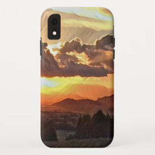 Berglandschaft Sonnenuntergang Handy Case