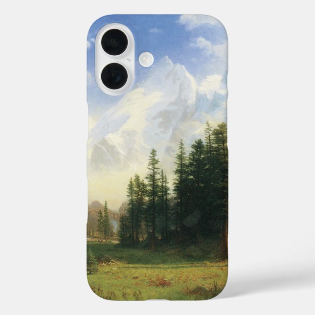 Berglandschaft von Albert Bierstadt Case-Mate iPhone Hülle (Rückseite)