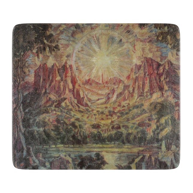 Berglandschaft (von Konstantin Bogaevsky) Schneidebrett (Vorderseite)