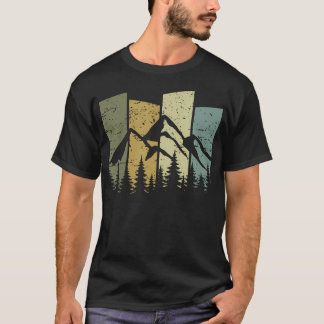 Berglandschaft Wald Bäume Natur T-Shirt