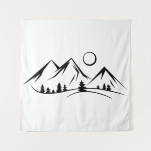 Berglandschaft Wandteppich
