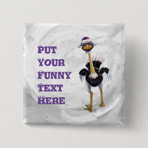 Berglauf aus Strauß Button