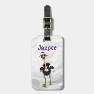 Berglauf aus Strauß Gepäckanhänger