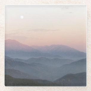 Berglauf Glasuntersetzer