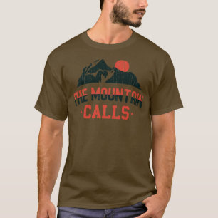 Bergliebe Klettern Bouldering Alpinist Design T-Shirt