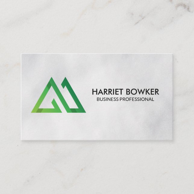 Berglogo | Natural Business Card Visitenkarte (Vorderseite)