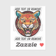 Berglöwe Puma Schule Maskottchen anpassen Auto