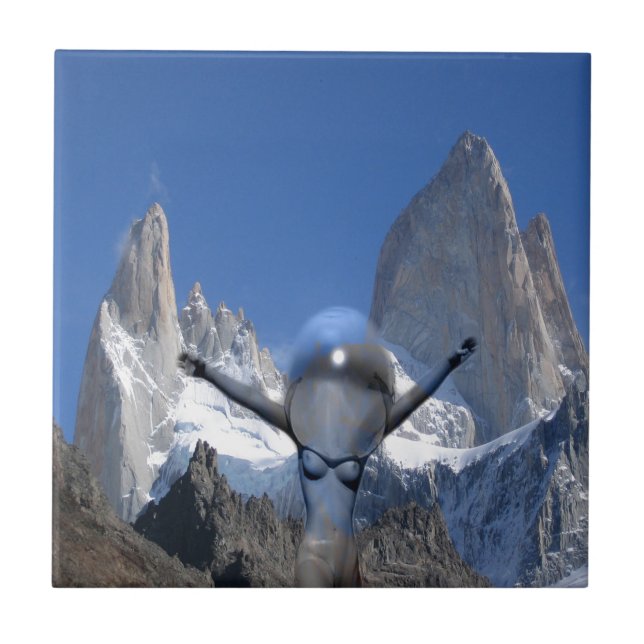 Bergluft Fliese (Vorderseite)