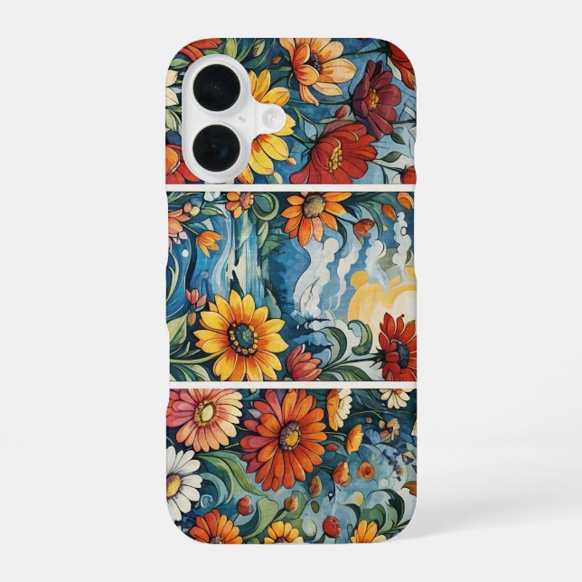 Bergluft iPhone 16 Hülle (Rückseite)