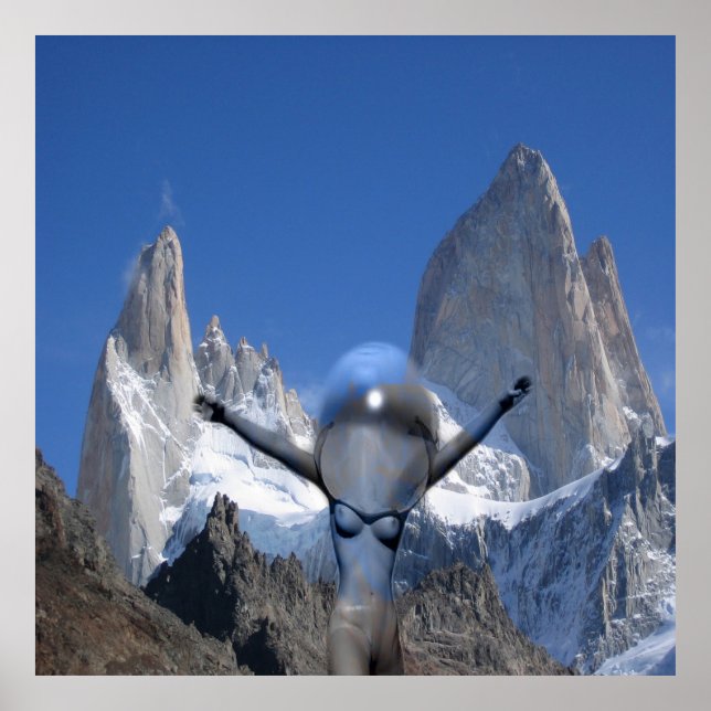 Bergluft Poster (Vorne)