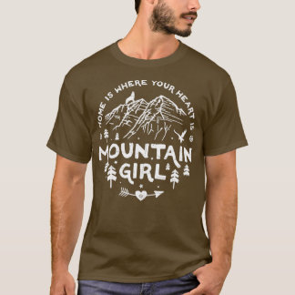 Bergmädchen weiß T-Shirt