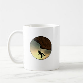 Bergmann bei Sonnenuntergang Kaffeetasse