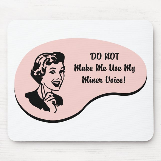 Bergmann-Stimme Mousepad (Vorne)
