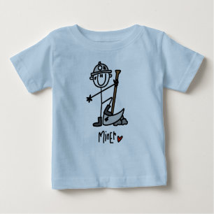 Bergmann-Strichmännchen Baby T-shirt