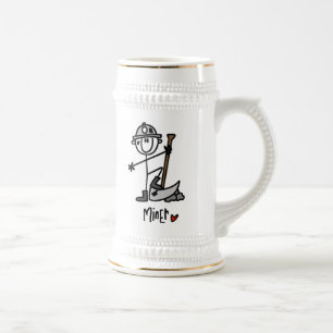 Bergmann-Strichmännchen Bierglas