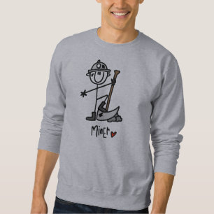 Bergmann-Strichmännchen Sweatshirt