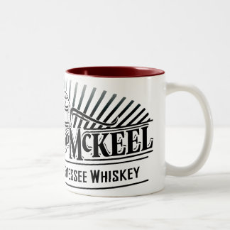 Bergmann-und McKeel Logo Zweifarbige Tasse