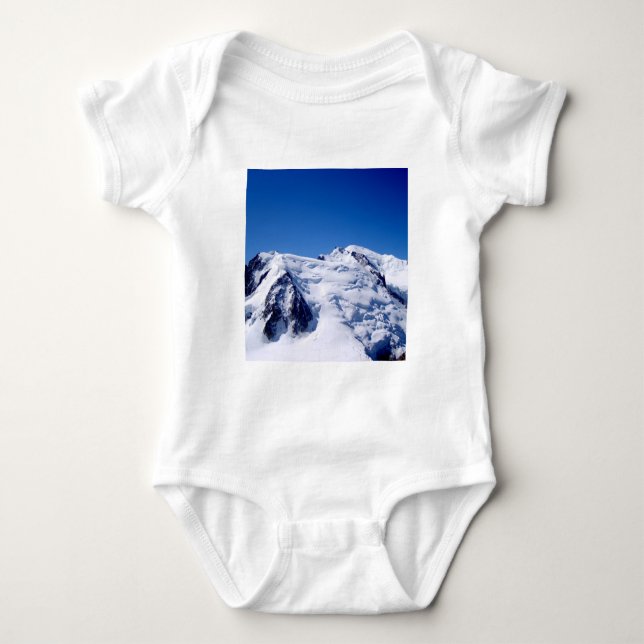 Bergmassiv Mont Blanc T-Shirt (Vorderseite)