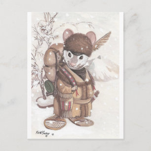 Bergmaus Postkarte