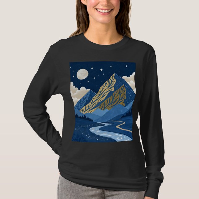 Bergmondlicht T-Shirt (Vorderseite)