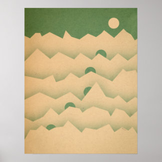 Bergmoon steigt poster