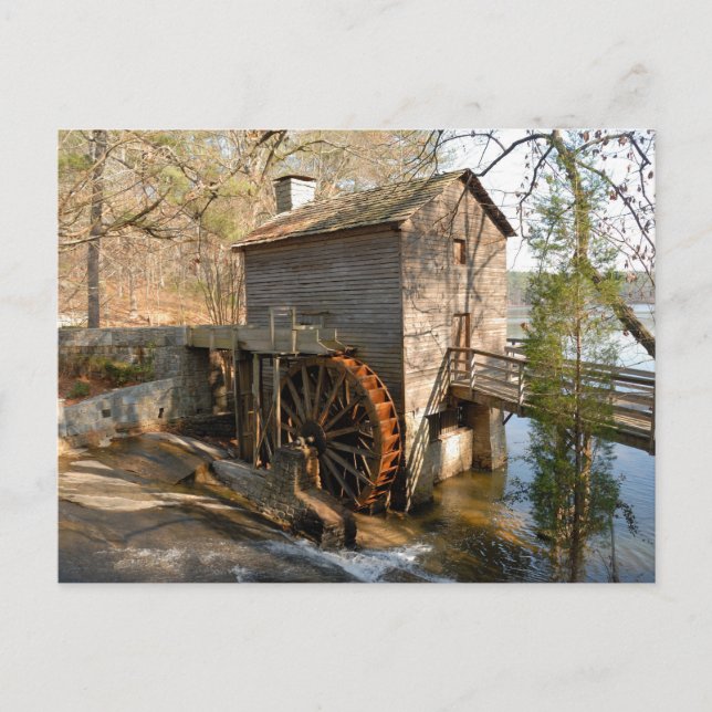 Bergmühle Feiertagspostkarte (Vorderseite)