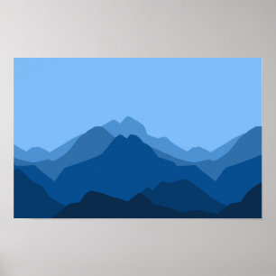 Bergpanorama Poster