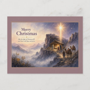 Bergpfad zur Krippe Postkarte