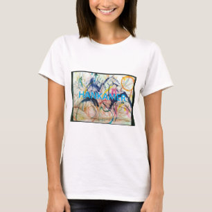 Bergpferd Abstract Jeff Hankamer Artjunkhaus T-Shirt