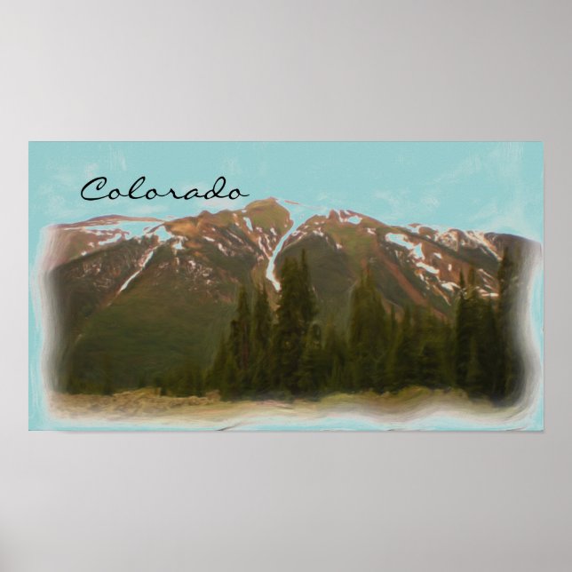 Bergposter Colorado Poster (Vorne)