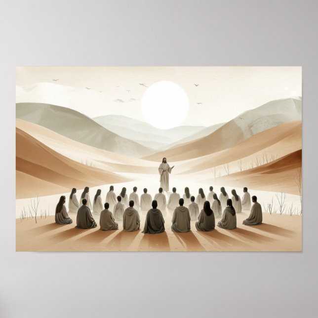Bergpredigt Poster (Vorne)