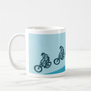 Bergread bergab, Luftsprung Tasse