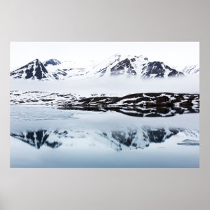 Bergreflexionen, Norwegen Poster
