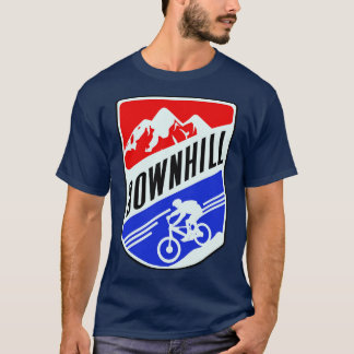 Bergregion - Downhill-BikeRadfahren T-Shirt
