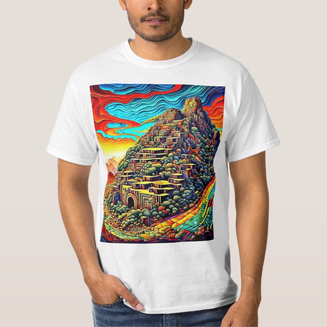 Bergruinen 2 T-Shirt (Vorderseite)