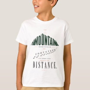 Bergschritte Distanz Zitat T-Shirt