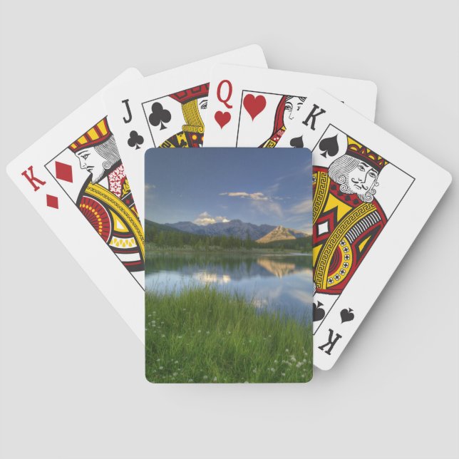 Bergsee Canadian Rockies Spielkarten (Rückseite)