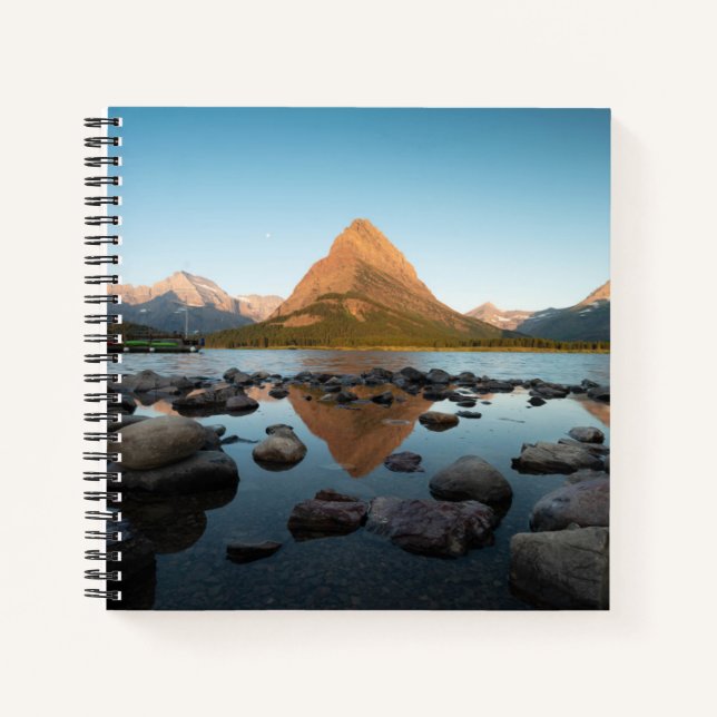 Bergsee | Glacier National Park Notizbuch (Vorderseite)